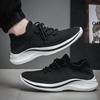 Soft Breathable Running Male Sports Shoes Miked Colour Shoe in Promotion Comfortable Walking Jogging Wide Men's Casual Sneakers