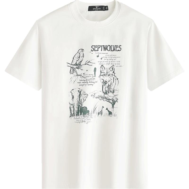 Septwolves Men s 7A Antibacterial Cooling Short Sleeve T-Shirt 180/96A