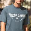 Top Dad T Shirt Funny Cool Fathers Day Retro Aviator Unisexs Pilot Style For Husband