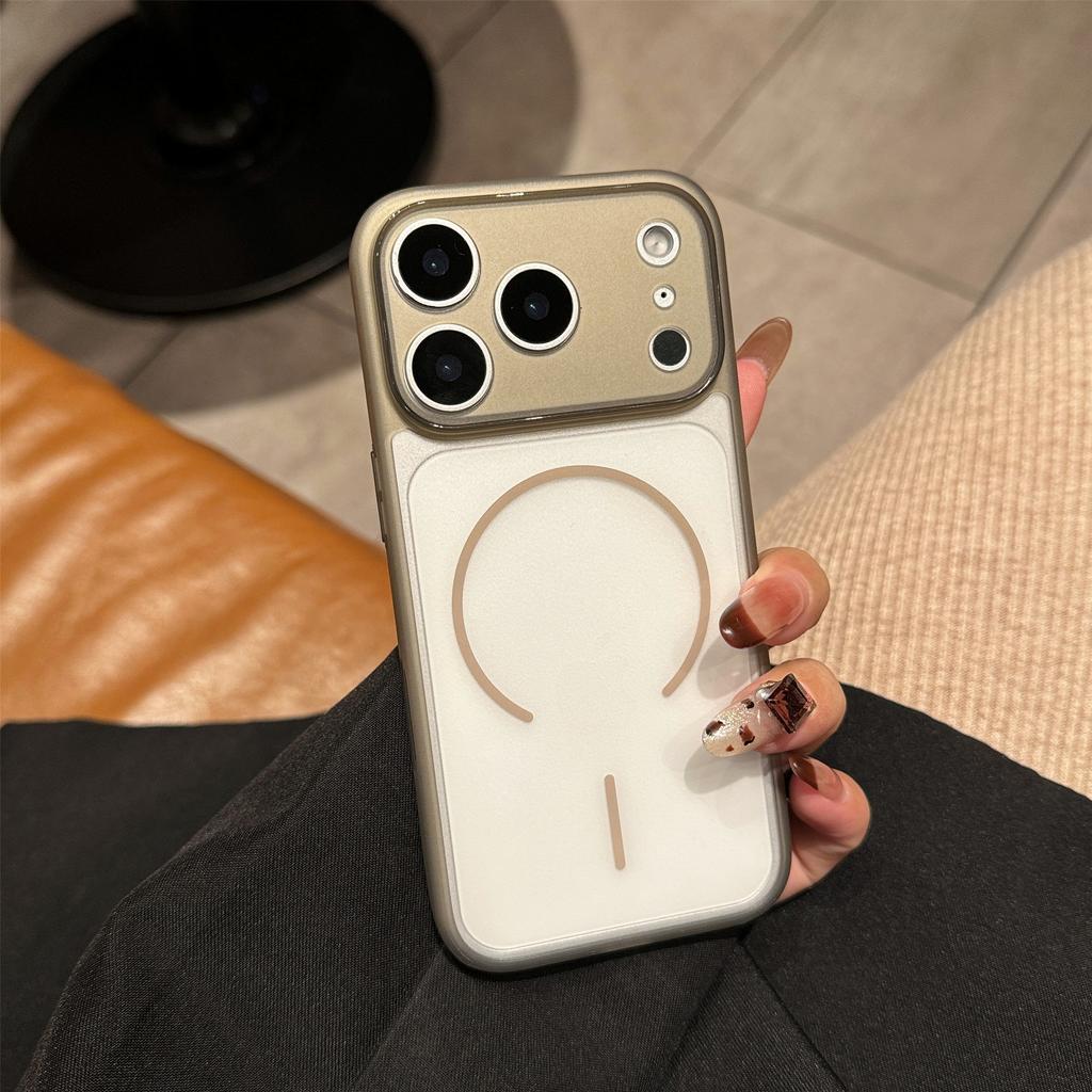 Luxury Matte Clear For Magsafe Wireless Charge Case For iPhone 17 Air 16 15 14 Plus 13 12 Pro Max Hard Ultra Thin Magnetic Cover