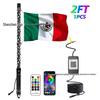 RGB Off-road Flagpole and Beach Atmosphere Light with Brake Function