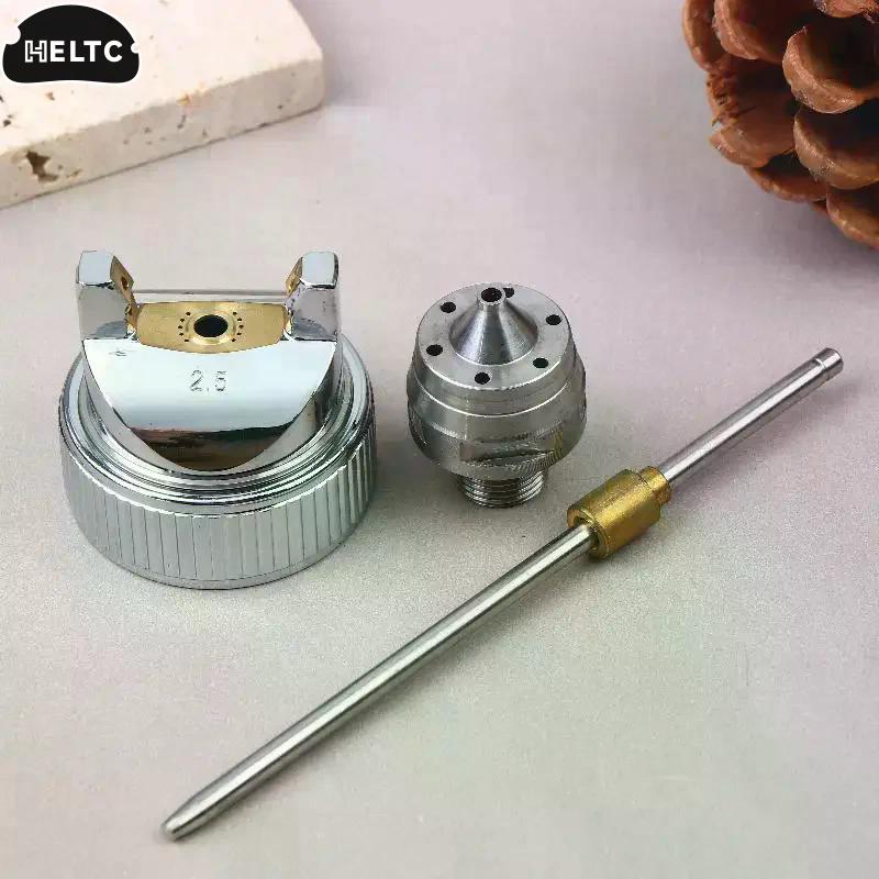 1 X 3pcs/set Nozzle Kit 1.4/1.7/2.0mm Stainless Steel Pneumatic Tool Accessories Nozzle Kit For HVLP Spray Gun H-827 Spray Gun