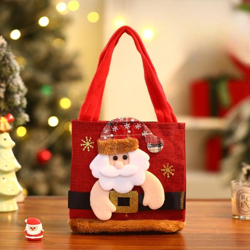 Christmas gift bags, Santa Elk candy bags, gift bags, Christmas Eve apple bags, Christmas decorations