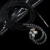 Butfast Iem Cable Headphones Cable Silver Plated Wire 3.5 MM 2Pin 0.78MM Earphone Cable for KZ ZA12 KZ ZAR KZ X HBB PR2 AS16