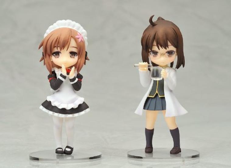 Haganai Twin Shiguma Rika Kusunoki Yukimura PVC Pack & (non-scale pre-painted figure)