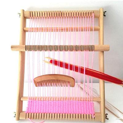 (H20)DIY Wooden  Set Knitting Chair Handmade Wooden Toy Idea for Beginners Profes
