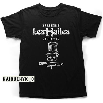 Koszula Brasserie Les Halles Koszulka z T-shirtem Anthony'ego Bourdaina Stara Restauracja Rozmiar S-5XL Koszulka Unisex