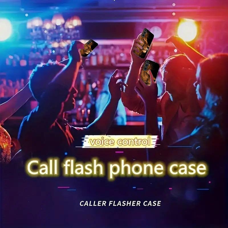 For Samsung Galaxy A16 5G/A16 4G Case Call Flash Series Pattern Printing Tempered Glass+TPU Combo Phone Case