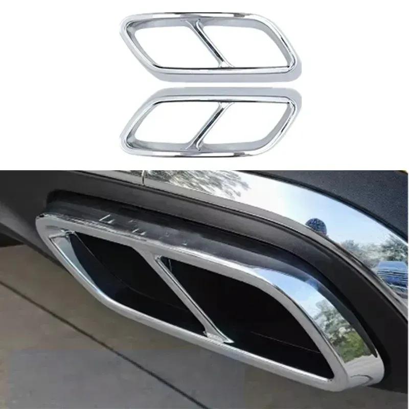 Car Exhaust Tailpipe Trim Decorative Frame for Mercedes C-Class W206 C200 C260 C300   2024 2025 Car Accessory
