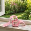 Creative Plant Display 3D Printed Dried Flower Stand, Curved Ribbon Vase, Decorative Holder, Bedroom Container Artificial Rack for Living Room