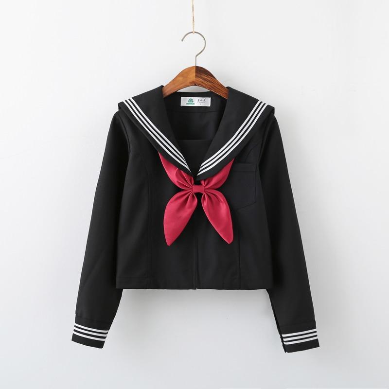Women JK Cosplay Costume Japanese JK Uniform Sailor Suit Full-sleeved Autumn Winter Uniform Sets Clothing