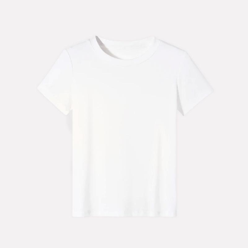 Women's New Summer Thin Elastic Solid Color Leisured Lycel Tencel Blouse