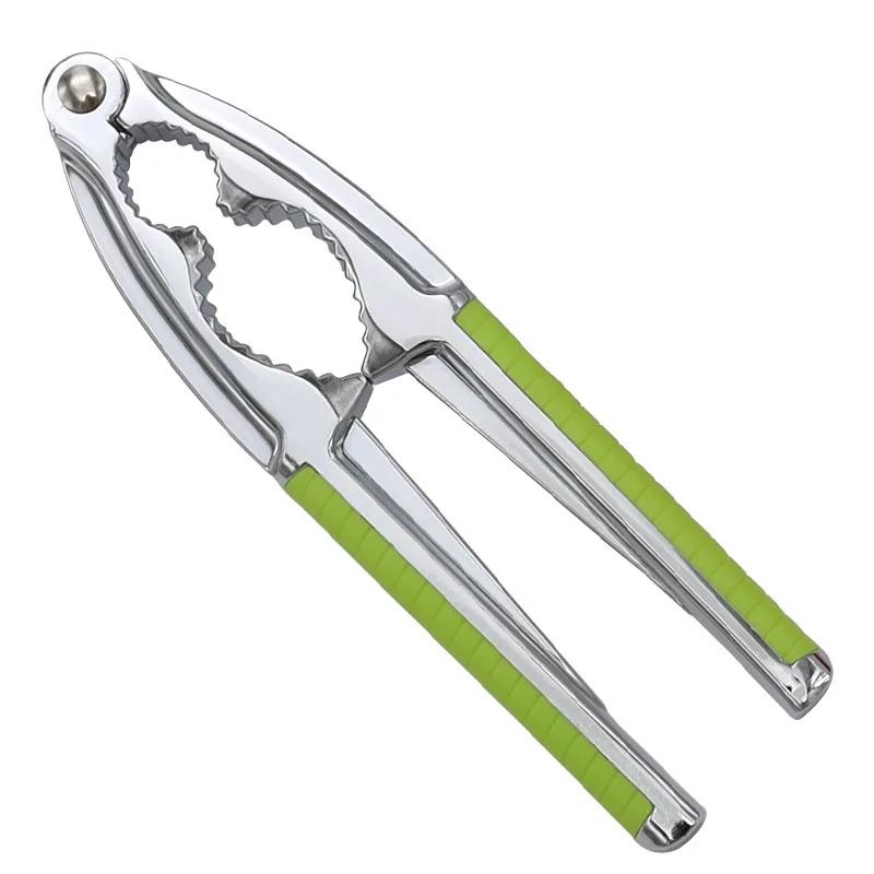 Quick Walnut Cracker Nut Cracker Stainless Steel Nutcracker Pine Pecan Hazelnut Plier Multi-Function Nut Clip Kitchen Tools