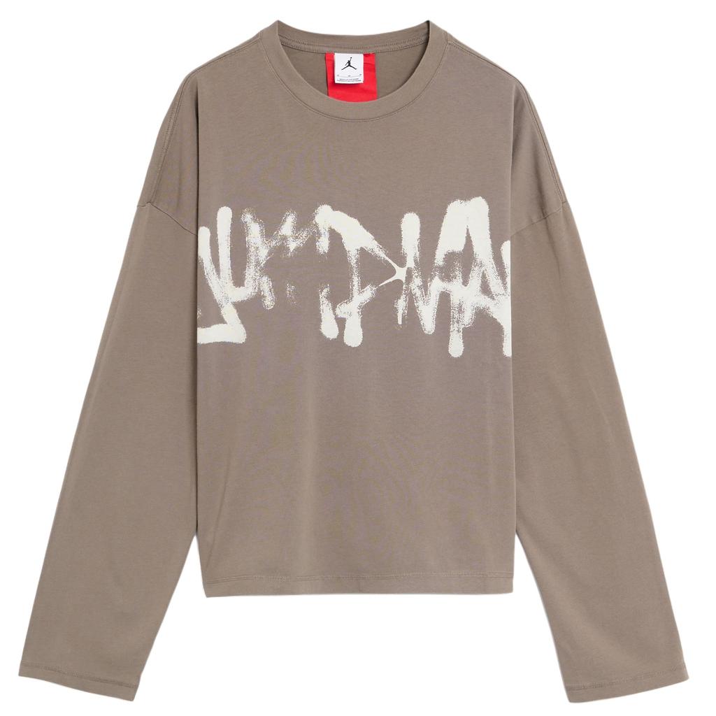 Air Jordan M J IH Jumpman Long-Sleeve Tee 'Cave Stone'