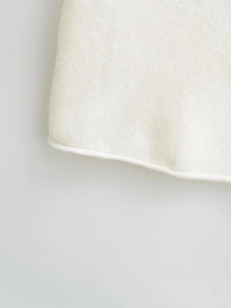 2025 Autumn/Winter High-Waisted Knit Ribbed Bodycon A-Line Skirt with Tie-Up Detail