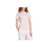 Adidas Cat Patch T-Shirt Sports Casual Round Neck Short Sleeve Women Tops Light-Pink JV8514