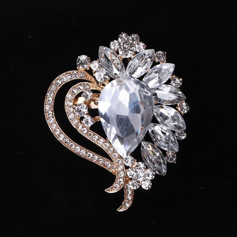 

Сплав Мода Творческая личность Кристалл Стеклянная Брошь Брошь Брошь Женская Одежда Аксессуары