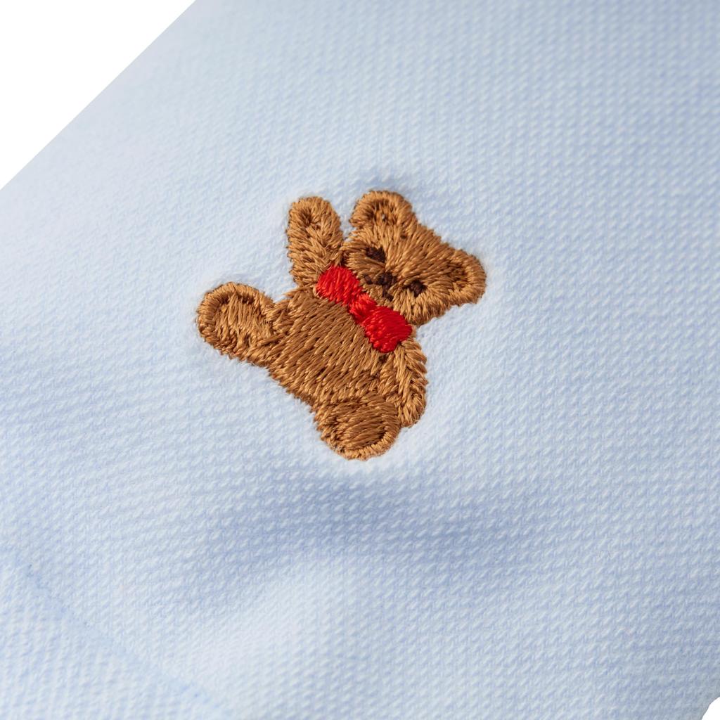 MIKI HOUSE Solid Bear Leg Made in for Boys and Baby Baby Shower Size Blue Warmers, Japan, Girls, Clothes, Gift, 40-9818-143,