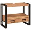 Bathroom Vanity Cabinet Brown 71 x 33 x 58 cm Solid Acacia Wood