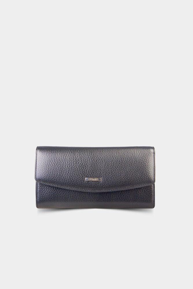 

Guard Black Zippered Leather Women s Wallet