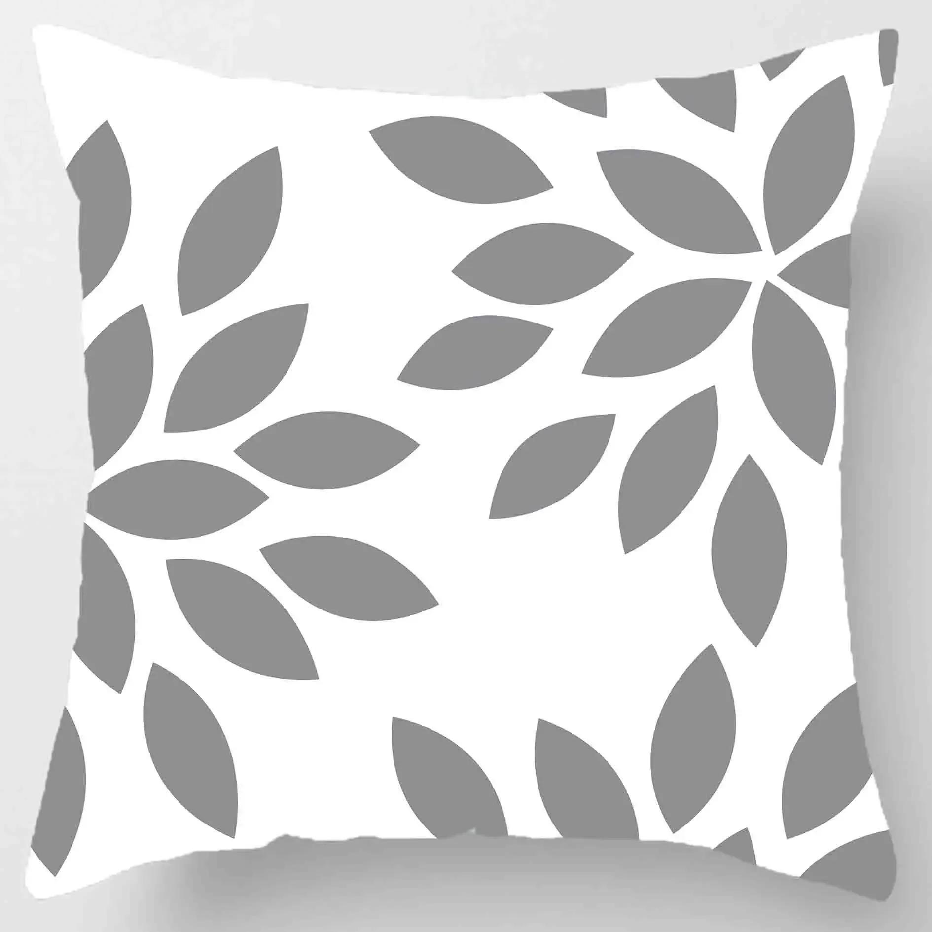 

Домашний Декор Скандинавский Стиль Простой Геометрический Принт Наволочка Чехол для Подушки Для Спальни Гостиной Дивана funda de almohada 66x66cm бордовый