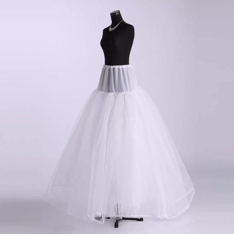 3-layer Hard Net Soft Support No Hoop Dress Fluffy Petticoat Bridal Lining Skirt Slip Skirts