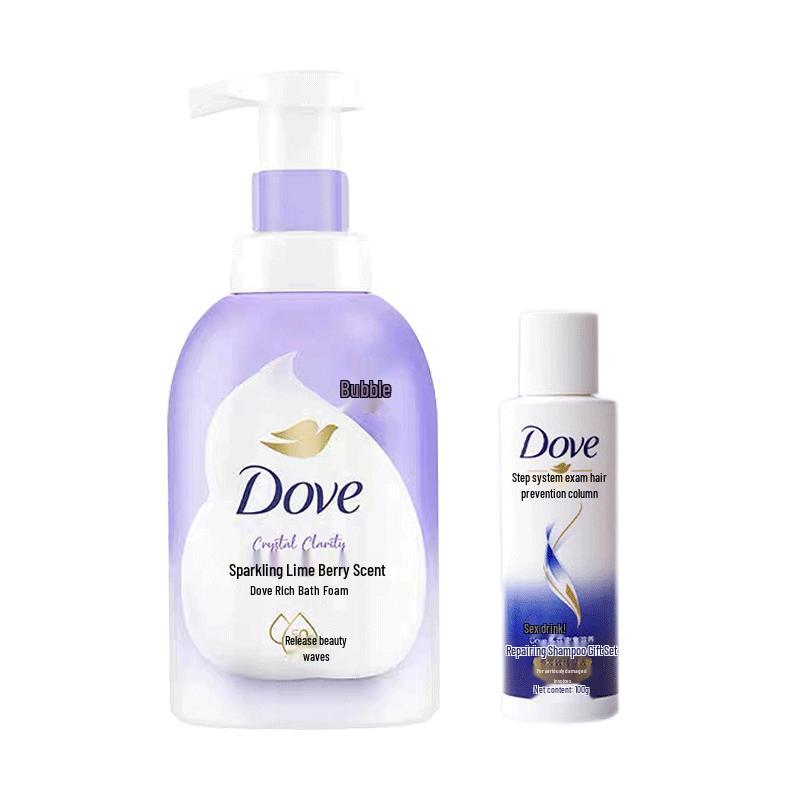 Dove Lime Berry Creamy Shower Foam & Shampoo Set