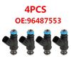 4PCS Fuel Injectors 96487553 Fit Chevrolet Aveo Aveo5 2006-08 Pontiac Wave Wave5