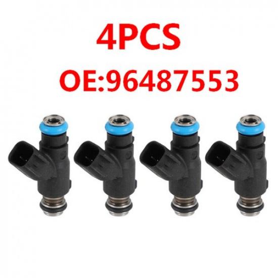 4PCS Fuel Injectors 96487553 Fit Chevrolet Aveo Aveo5 2006-08 Pontiac Wave Wave5