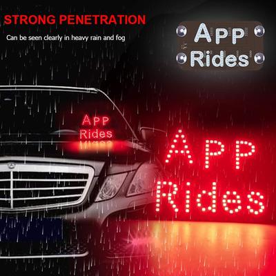 Für Taxi-APP-Fahrten Auto-Schild Mitfahrzubehör Auto-Windschutzscheibe Kabinen-Anzeigelampe LED Taxi-Dachleuchte Taxi-Zubehör