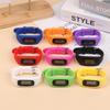 Led Pedometer Bracelet Step Counter Watch 12/24H Time Display Step Counter Watch Silicone Step Tracker Fitness Watch