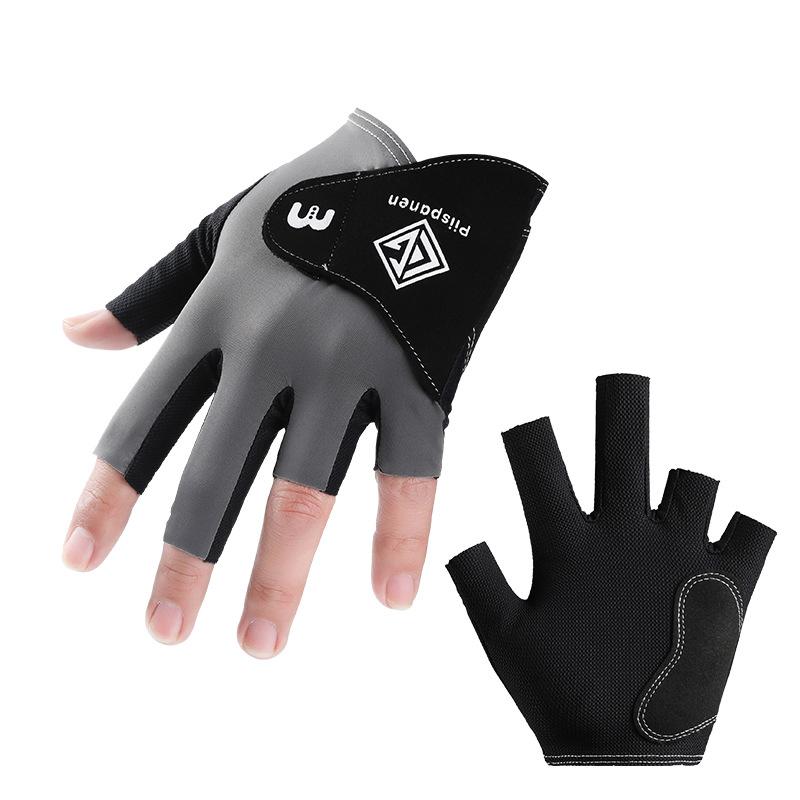 Billiards Gloves High End Three Finger Gloves with Finger Exposed Anti Slip Wear Resistant Ice Silk Breathable