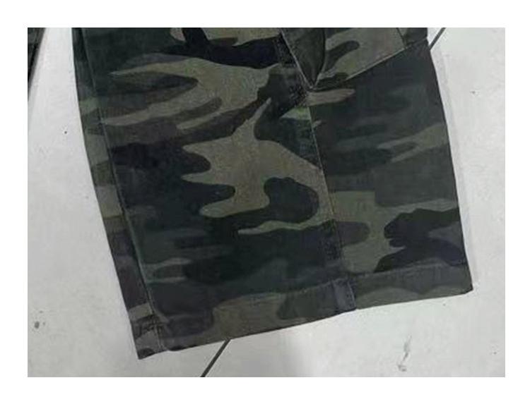 Girls' Retro Camo Waist-Tie Wide Leg Jazz Dance Cargo Pants - 2025 Autumn Fashion