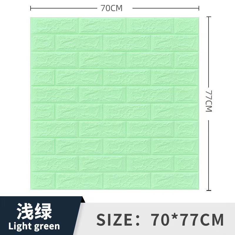 10Pcs 3D Tile Brick Wall Sticker Self-adhesive Waterproof Foam Panel Wallpaper For Apartment  Kitchen Bedroom Lliving