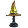 Witch Hat Table Lamp Resin Night Light Table Lamp Bedsides Decorative Lamp for Kid Room Bedroom Decoration