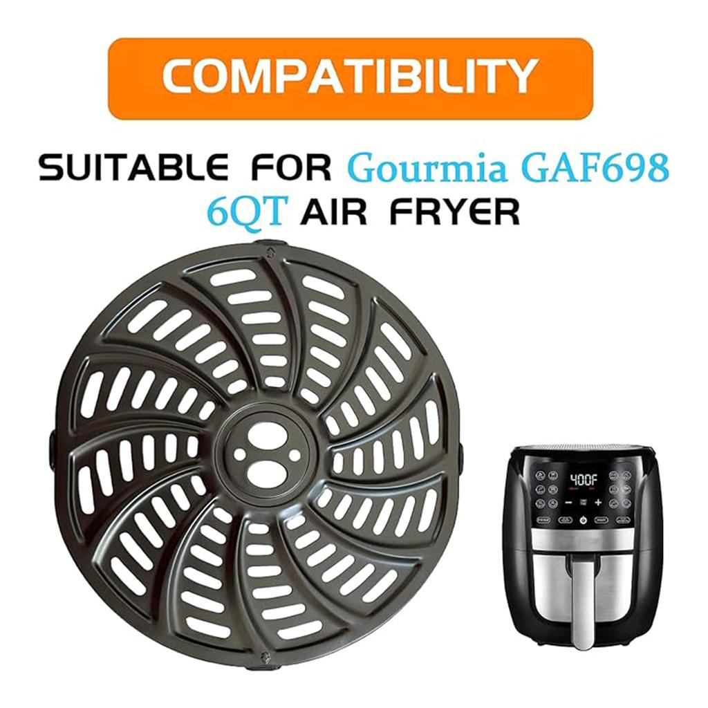 Metal Nonstick Air Fryer Pad Metal Baking Tray Cooking Liners Air Fryer Accessories Air Fryer Plate Iron Texture