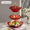 De'ou Xingguang Multi-tier Petal Fruit Plate