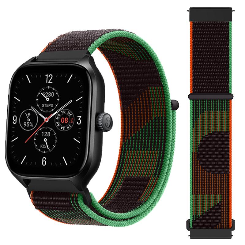 20mm 22mm Nylon Bandje voor Amazfit Balance 2 1/GTR 4 3 Pro 47mm/Bip 6 5 Sport Horlogeband Correa voor Amazfit Active 2/GTS 4 3 Riem