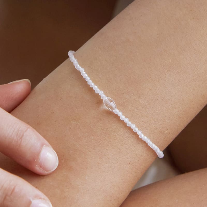 Tatiana (925 Silver) Crystal Oval Bead Bracelet BR1794