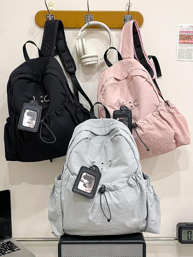 Moderner Leichter Damen Minimalistischer Rucksack: Vielseitig, Pendlerfreundlich, Lässig, Studenten-Schulranzen