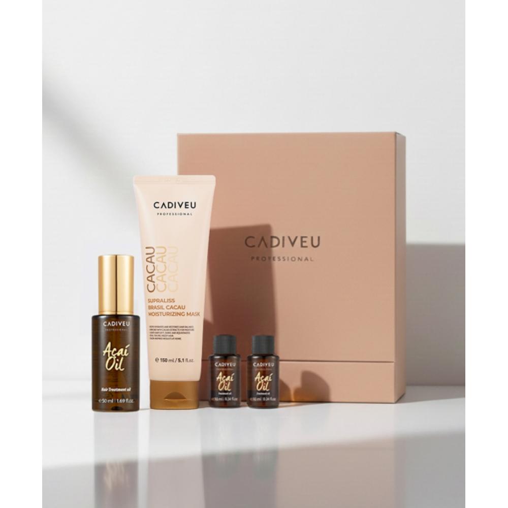 Cadiveu Deep Moisture Hair Care Set  Acai Oil 70ml + Kakau Mask 150ml none
