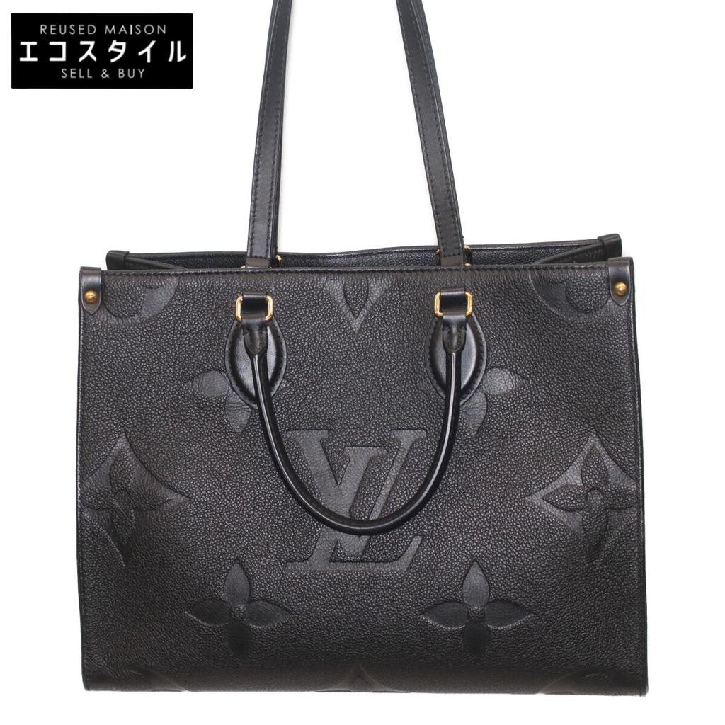 LOUIS VUITTON M45595 Monogram Print Black Onzago MM Tote Bag Monogram Ann PlattUsed