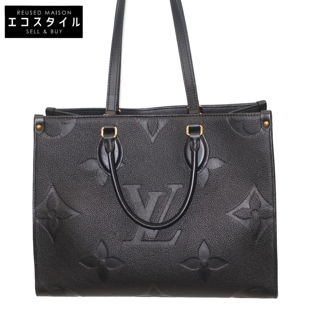

LOUIS VUITTON M45595 Monogram Print Black Onzago MM Tote Bag Monogram Ann PlattUsed