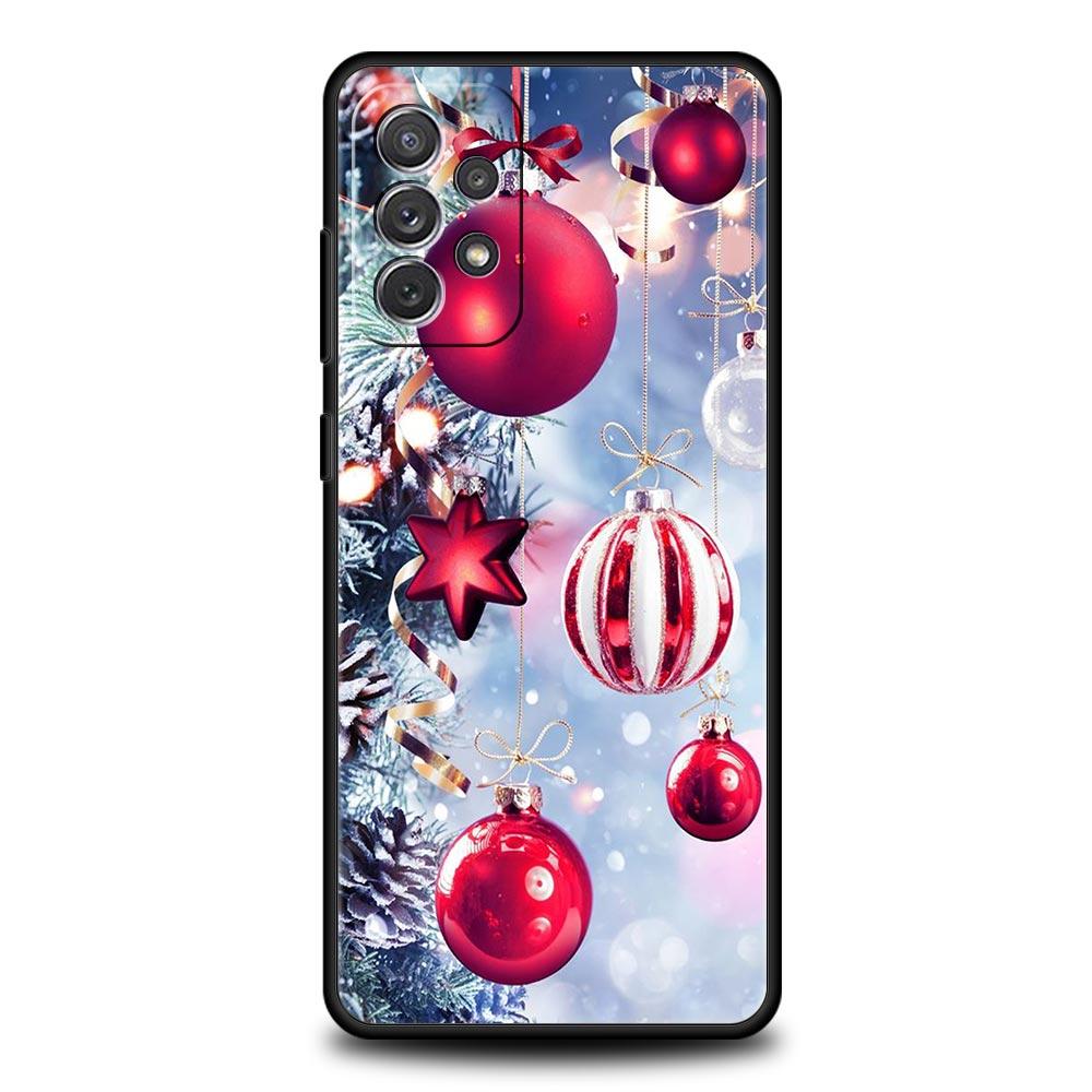 Christmas Graphic Printed Phone Case For Samsung A15 A13 A51 A71 A41 A31 A21S A03S A05 A12 A32 A52 A23 A25 A33 A53 A73 5G Cover