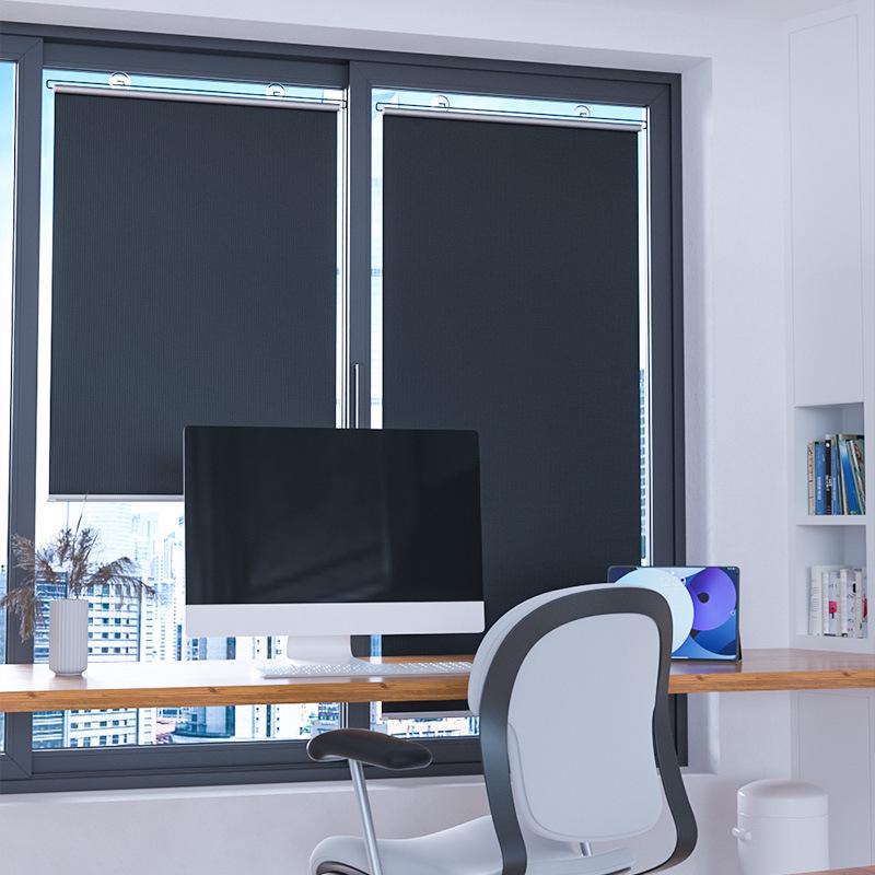 Retractable Titanium Silver Sunshade: No-Drill Full Blackout Car Curtain