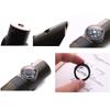 7In1 Emergency Survival Whistle Compass Magnifier Flashlight Thermometer Camping