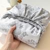 New Cotton Single Bed Cover A Fresh and Simple Country-style Floral Old Coarse Cloth Mattress Cover Bring Elastic Bedspreads