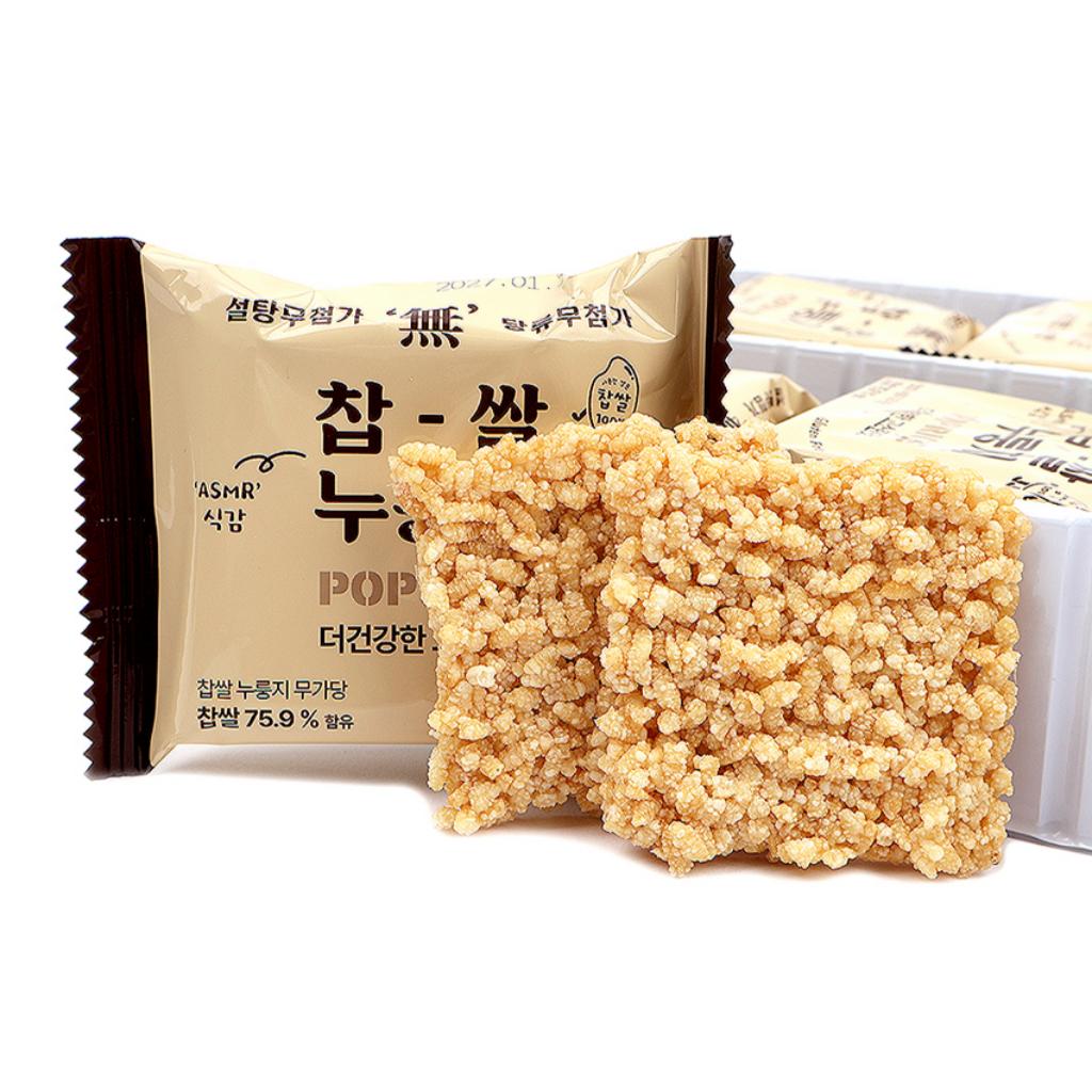 Sticky Rice Nurungji(Pop Rice) No Sugar No Gluten Snacks 288g(24gx12P)