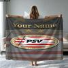 1PC Philips Sport Vereniging Custom Name Patterned Flannel Blanket Suitable For All Seasons for Home Decor Warmth and Comfort Gifts Holiday Present