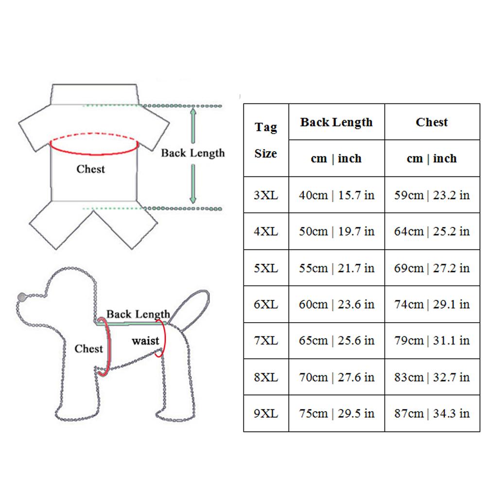 Plus Size 3XL-9XL Big Dog Clothes Autumn Winter Large Size Pet Pullover Golden Retriever Dog Knitted Solid Sweatshirt For Pets